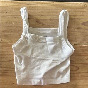 Urban Outfitters Out from Under white  Ribbed cropped Top XS